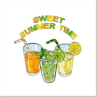 Sweet Summer Time - Cold Drinks Posters and Art